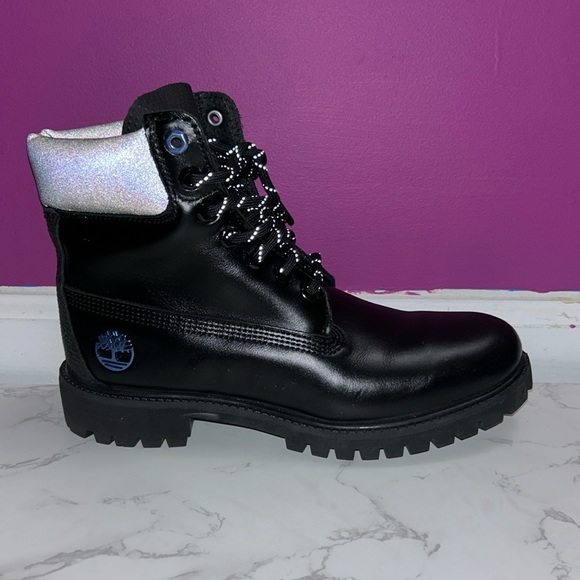 NWOT Limited Edition Hommes 6 inch Premium Black Timberland Boots - Picture 3 of 10